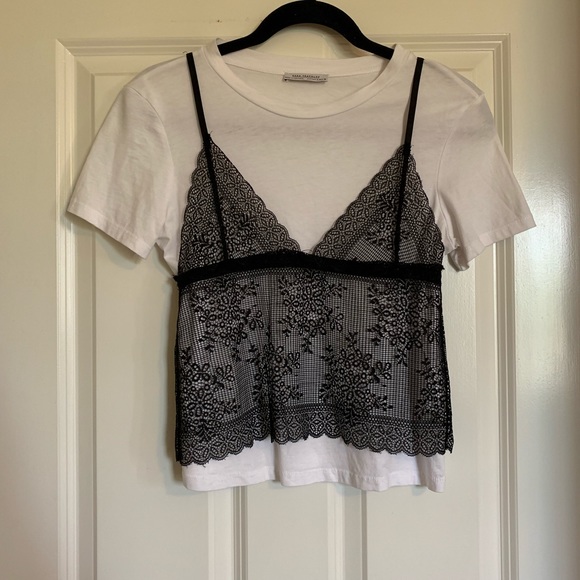 Zara Tops - Zara Lace Tee